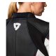 Revit Xena 4 Damen Motorrad-Jacke Leder weiß neonrot