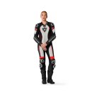 Revit Xena 4 Damen Lederkombi 1-teiler weiß neonrot