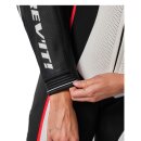 Revit Xena 4 Damen Lederkombi 1-teiler weiß neonrot