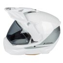 Klim X1 Alpha ECE, DOT Endurohelm weiß High-Rise silber