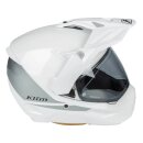 Klim X1 Alpha ECE, DOT Endurohelm weiß High-Rise silber