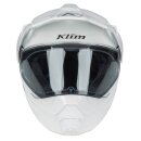 Klim X1 Alpha ECE, DOT Endurohelm weiß High-Rise silber