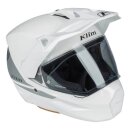 Klim X1 Alpha ECE, DOT Endurohelm weiß High-Rise silber