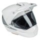 Klim X1 Alpha ECE, DOT Endurohelm weiß High-Rise silber