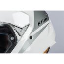 Klim X1 Alpha ECE, DOT Endurohelm weiß High-Rise silber