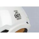 Klim X1 Alpha ECE, DOT Endurohelm weiß High-Rise silber