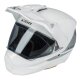 Klim X1 Alpha ECE, DOT Endurohelm weiß High-Rise silber