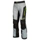 Klim Traverse Gore-Tex Motorrad-Hose Textil hellgrau neongrün