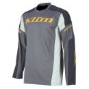 Klim XC Pro Motocross-Hemd Slate grau Asphalt schwarz