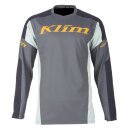 Klim XC Pro Motocross-Hemd Slate grau Asphalt schwarz
