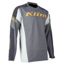 Klim XC Pro Motocross-Hemd Slate grau Asphalt schwarz