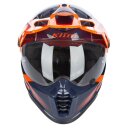 Klim Krios Pro ECE, DOT Endurohelm Echo schwarz orange blau