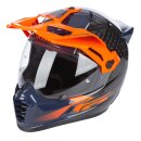 Klim Krios Pro ECE, DOT Endurohelm Echo schwarz orange blau