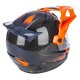 Klim Krios Pro ECE, DOT Endurohelm Echo schwarz orange blau