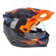 Klim Krios Pro ECE, DOT Endurohelm Echo schwarz orange blau
