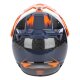 Klim Krios Pro ECE, DOT Endurohelm Echo schwarz orange blau