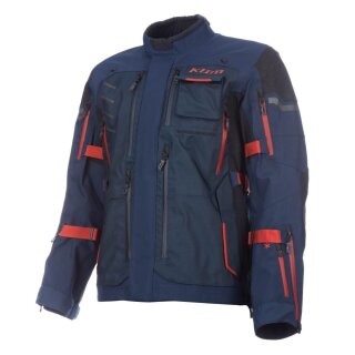 Klim Badlands Pro 2026 Motorrad Textiljacke blau rot Oxide