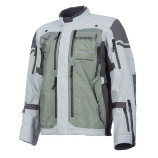 Klim Badlands Pro 2026 Motorrad Textiljacke grau dunkelgrau