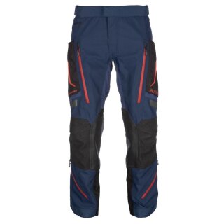 Klim Badlands Pro 2026 Motorrad Textilhose blau rot Oxide