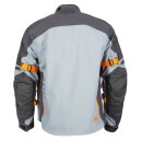 Klim Carlsbad 2026 Motorrad Textiljacke Asphalt grau orange
