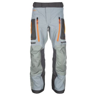 Klim Carlsbad 2026 Motorrad Textilhose Asphalt grau orange