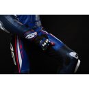 4SR RR Blue AR Lederkombi 2-teiler blau rot weiß
