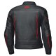 Held Torver Motorrad Leder-Jacke schwarz neonrot