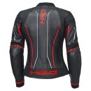 Held Debbie 3 Damen Motorradjacke Leder schwarz neonrot