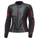 Held Debbie 3 Damen Motorradjacke Leder schwarz neonrot