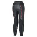 Held Debbie 3 Damen Motorradhose Leder schwarz neonrot