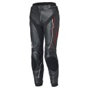 Held Debbie 3 Damen Motorradhose Leder schwarz neonrot