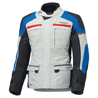 Held Carese 3 Motorrad-Jacke Adventure grau blau