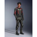 Alpinestars GP Force V2 Motorrad-Jacke schwarz neonrot