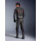 Alpinestars GP Force V2 Motorrad-Jacke schwarz neonrot