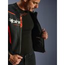 Alpinestars GP Force V2 Airflow Motorradjacke schwarz neonrot