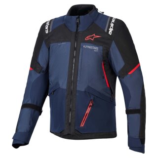 Alpinestars Andes V4 Motorrad-Jacke Navy blau schwarz