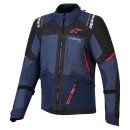 Alpinestars Andes V4 Motorrad-Jacke Navy blau schwarz