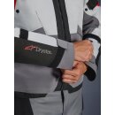 Alpinestars Andes V4 Motorrad-Jacke Ice grau schwarz rot