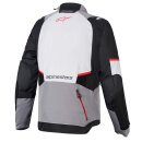 Alpinestars Andes V4 Motorrad-Jacke Ice grau schwarz rot