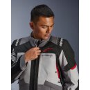 Alpinestars Andes V4 Motorrad-Jacke Ice grau schwarz rot