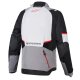 Alpinestars Andes V4 Motorrad-Jacke Ice grau schwarz rot