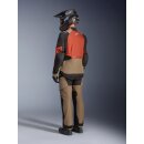 Alpinestars Andes V4 Motorrad-Jacke braun rot schwarz