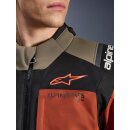 Alpinestars Andes V4 Motorrad-Jacke braun rot schwarz