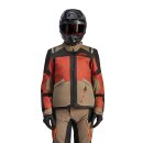 Alpinestars Andes V4 Motorrad-Jacke braun rot schwarz