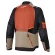 Alpinestars Andes V4 Motorrad-Jacke braun rot schwarz