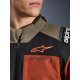 Alpinestars Andes V4 Motorrad-Jacke braun rot schwarz