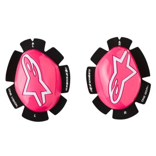 Alpinestars GP Plus Knieschleifer neon pink weiß
