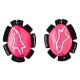 Alpinestars GP Plus Knieschleifer neon pink weiß