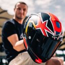 Alpinestars Supertech R10 Carbon Helm Jack Miller rot