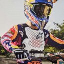 Alpinestars Tech-Air MX Airbag-Weste weiß rot